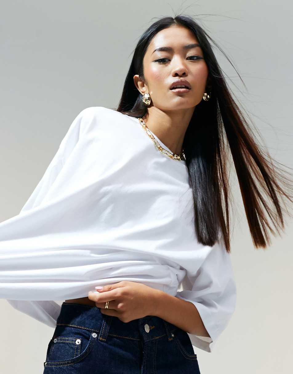 ASOS DESIGN oversized t-shirt in white