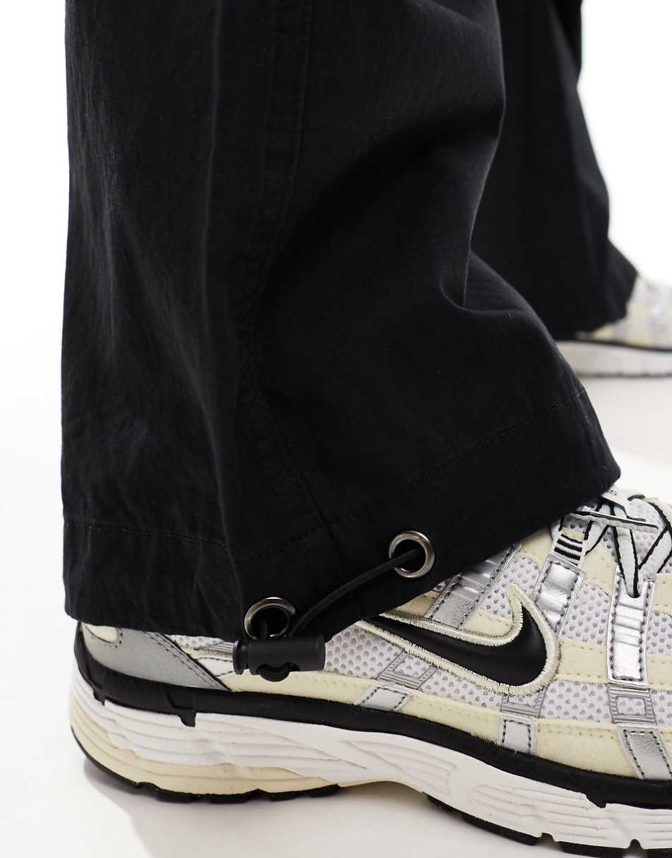 French Connection parachute pants in black