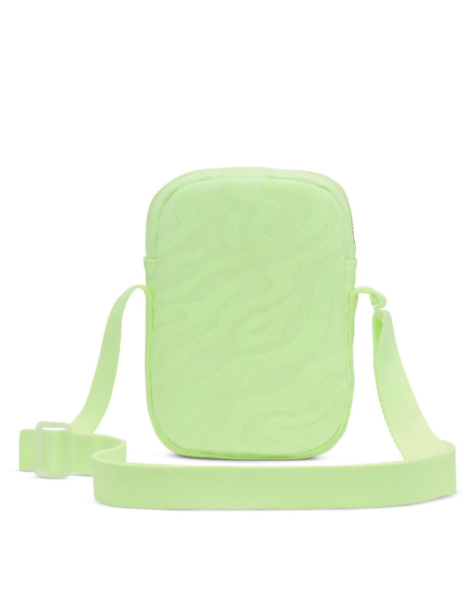 Nike Heritage flight bag in white and pink print