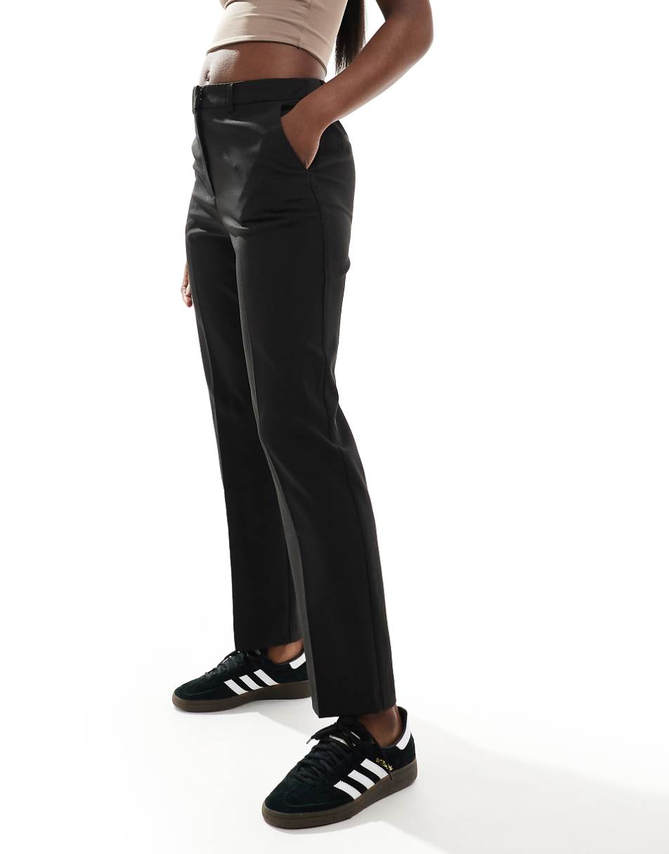 Miss Selfridge slim leg full length pants in black