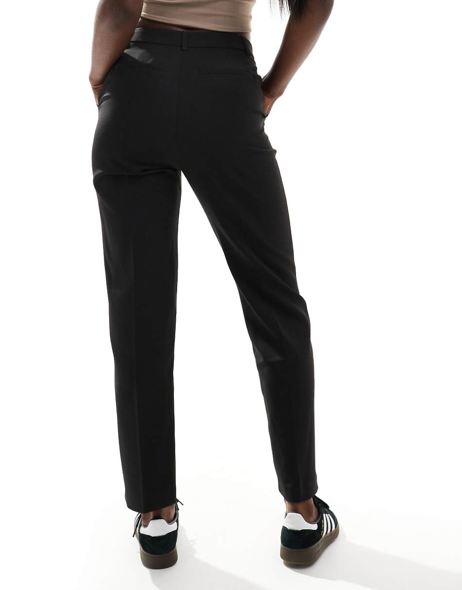 Miss Selfridge slim leg full length pants in black