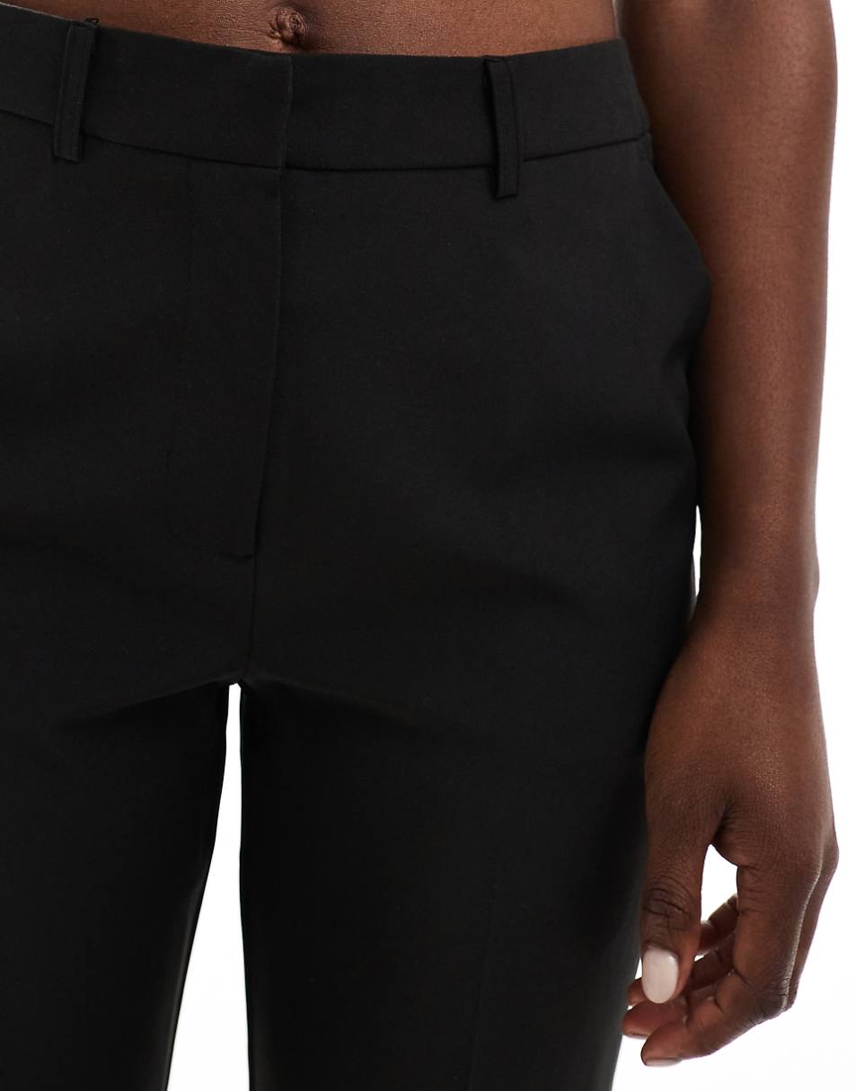 Miss Selfridge slim leg full length pants in black