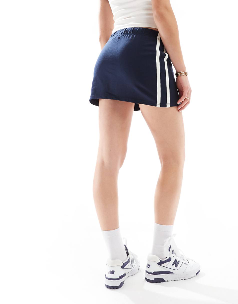 Miss Selfridge sporty mini skirt in navy - part of a set