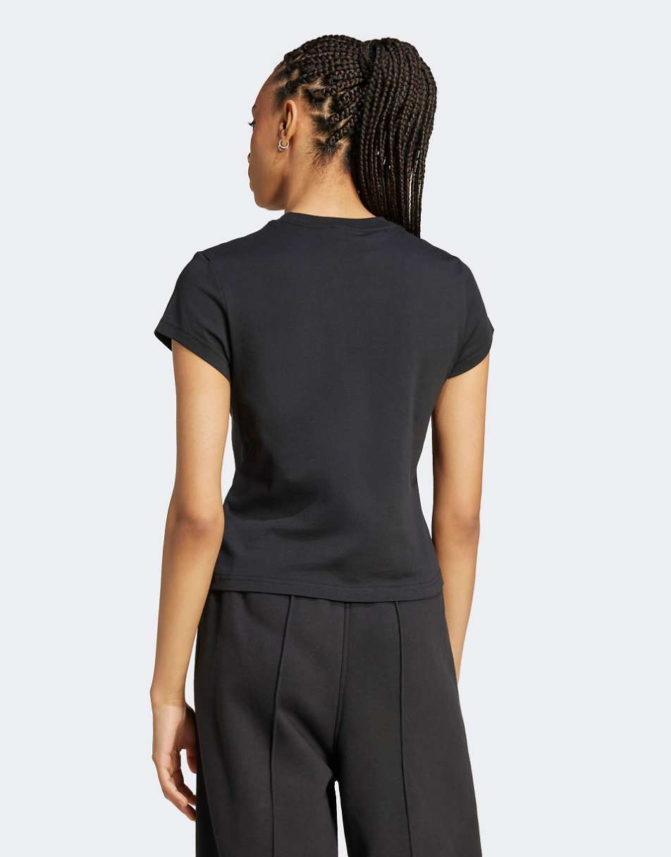 adidas Originals Essentials slim fit T-shirt in black