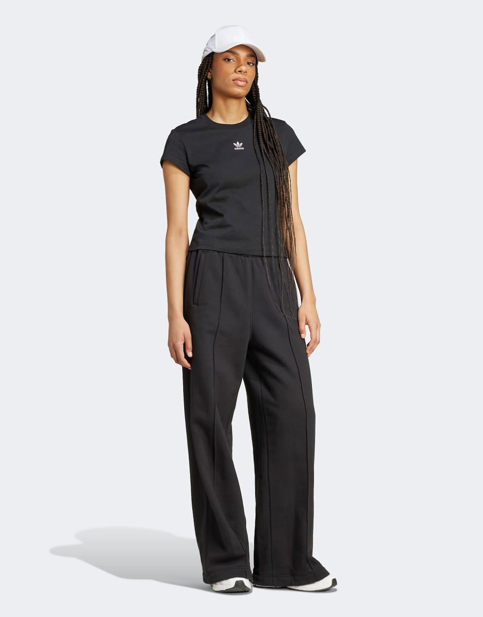 adidas Originals Essentials slim fit T-shirt in black