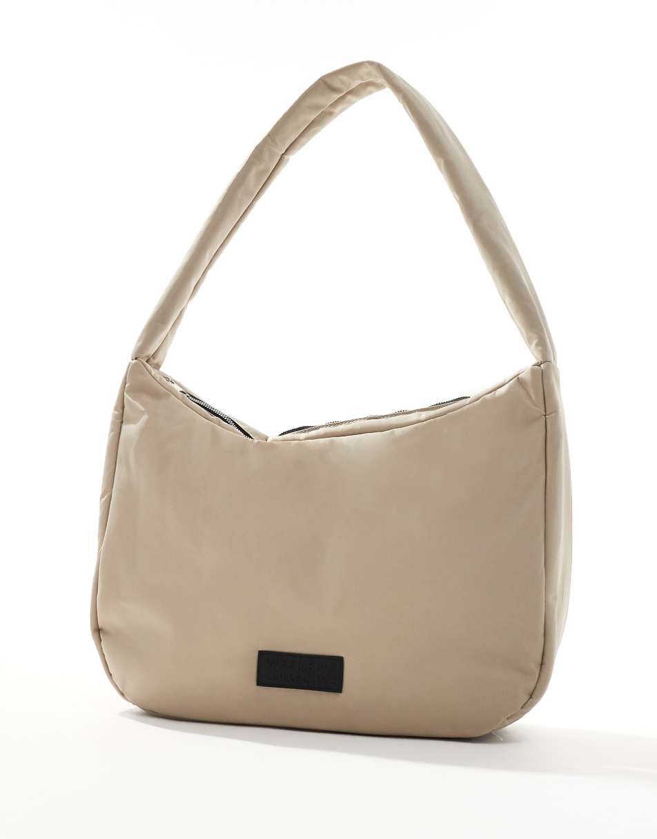 ASOS Weekend Collective sling bag in neutral