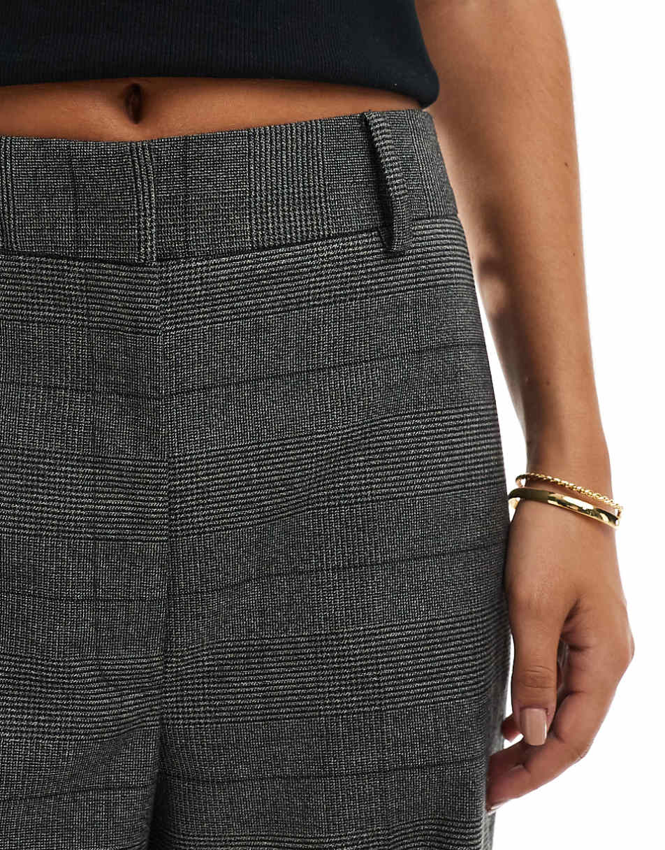 ASOS DESIGN tailored culotte in check