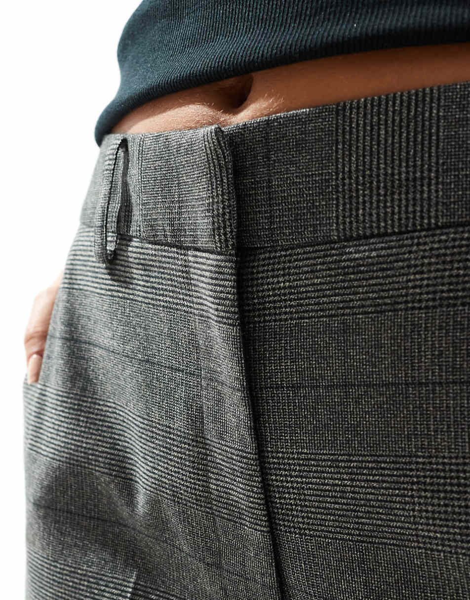 ASOS DESIGN tailored culotte in check