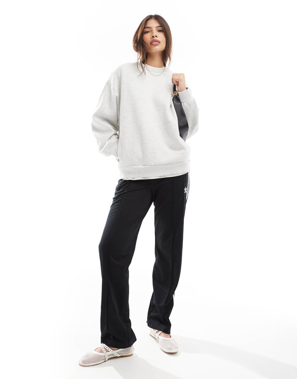 Bershka oversized sweatshirt in gray - part of a set