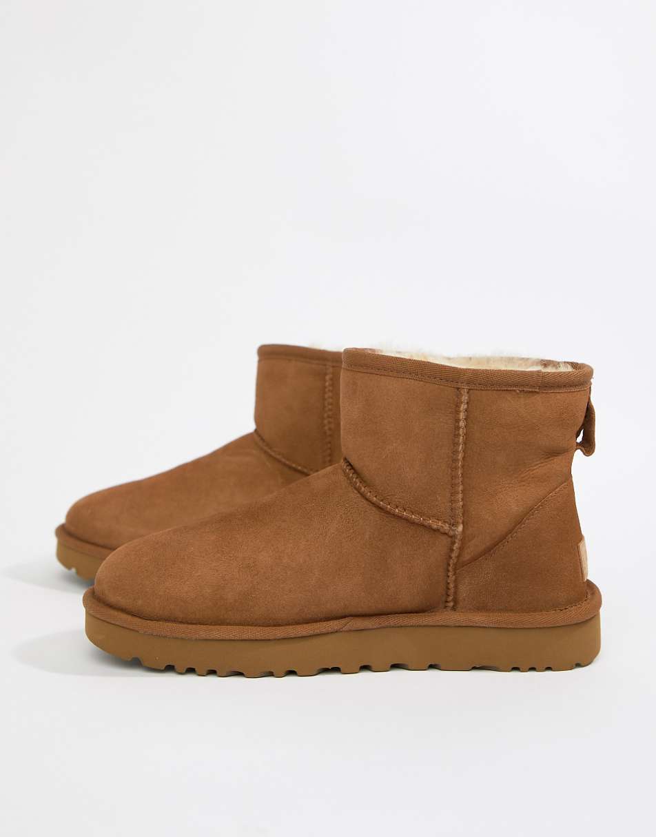 UGG Classic Mini II ankle boots in chestnut