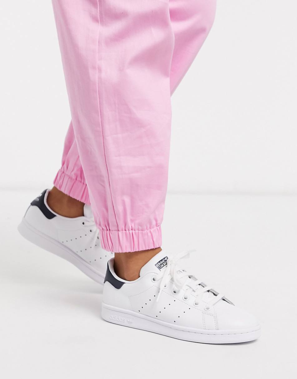 adidas Originals Stan Smith sneakers in white and navy