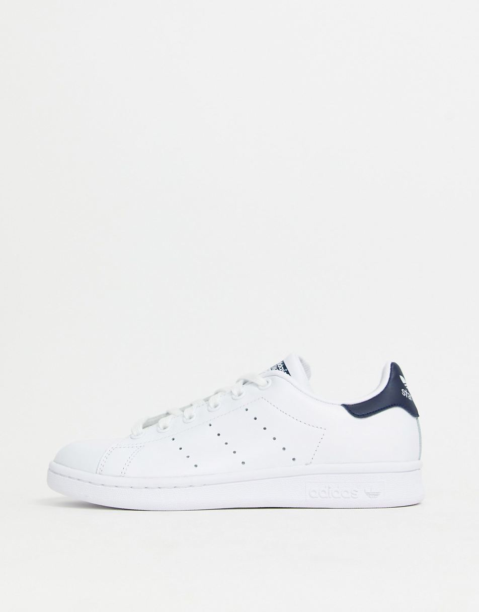 adidas Originals Stan Smith sneakers in white and navy