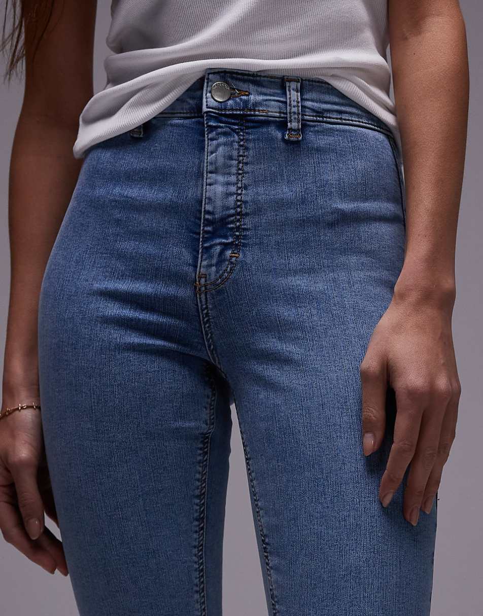 Topshop high rise Joni jeans in bleach