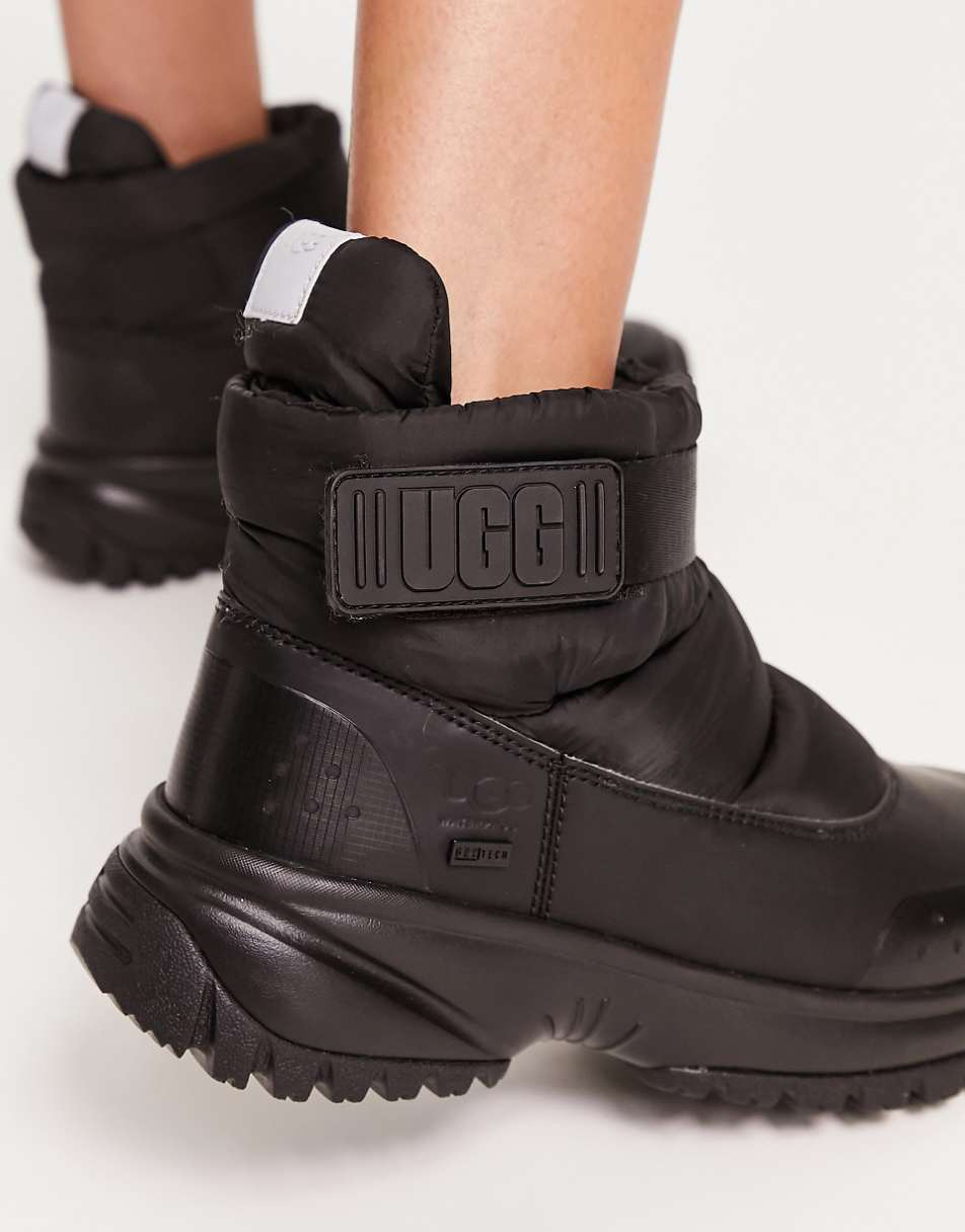 UGG Yose Puff boots in black