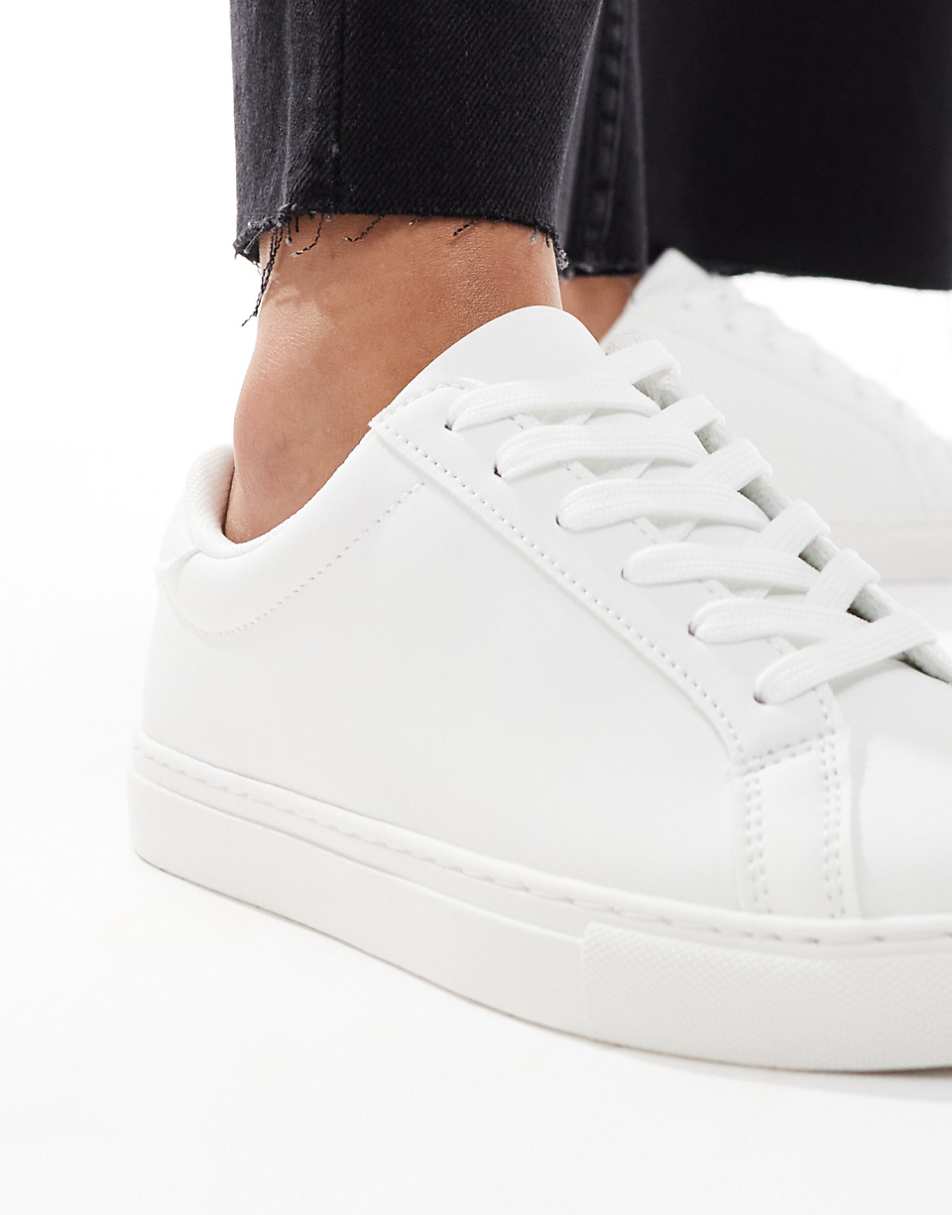 ASOS DESIGN Drama sneakers in white