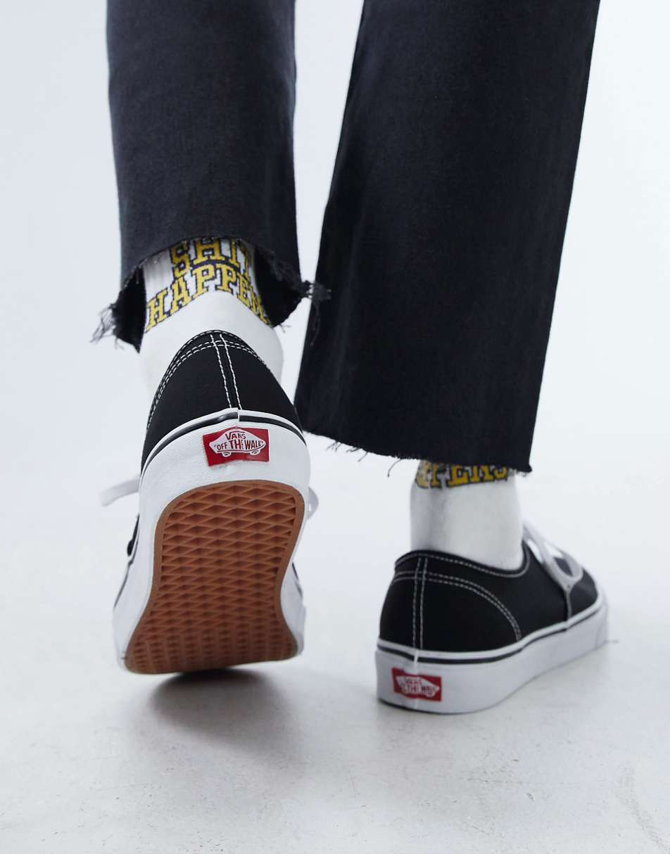 Vans Authentic sneakers in black and white