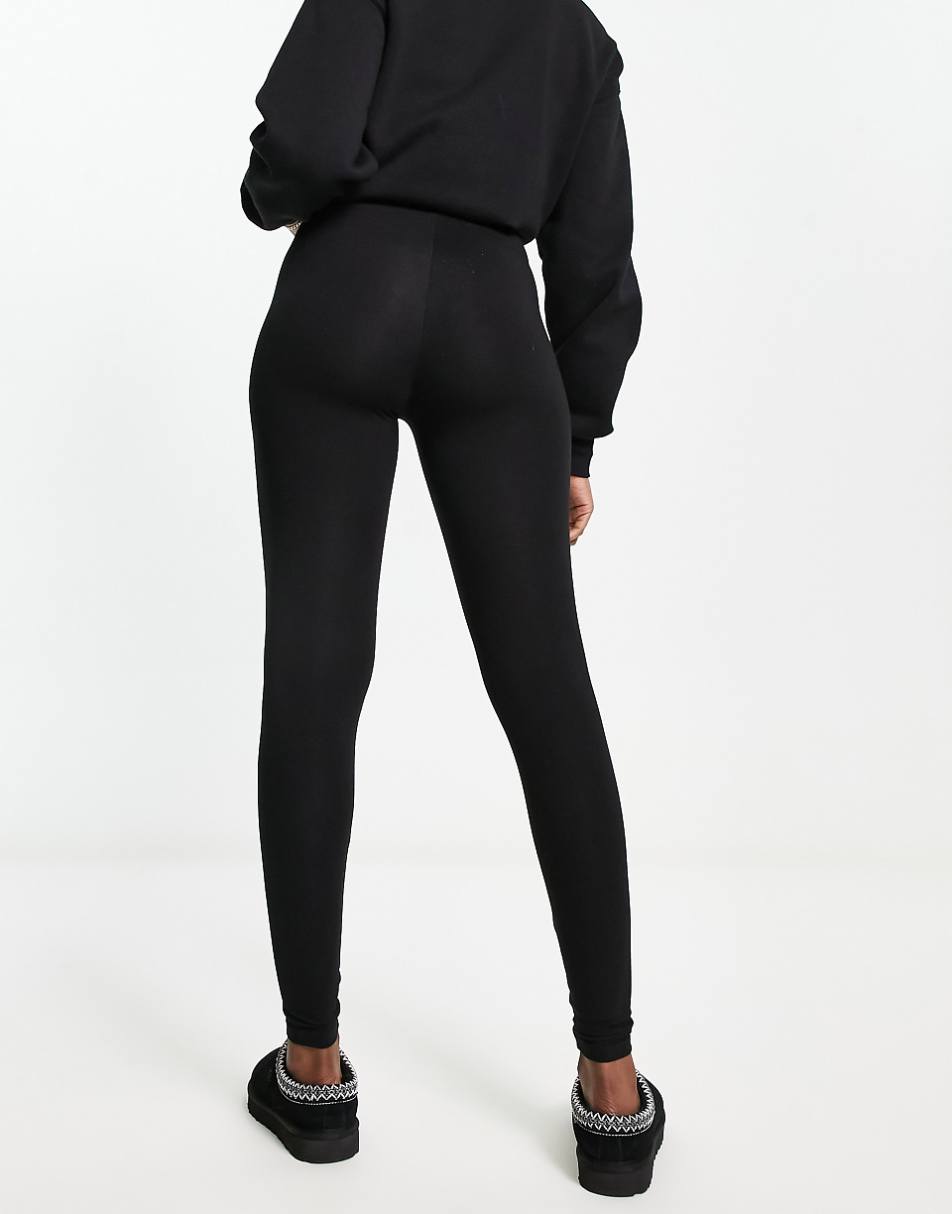 ASOS DESIGN leggings in black