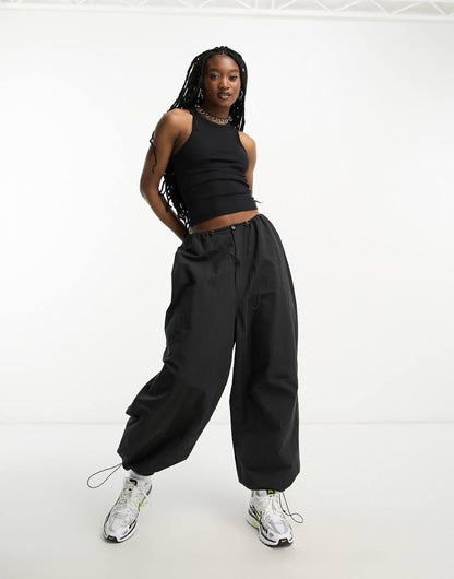 COLLUSION tank top in black