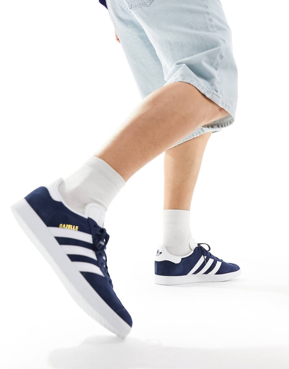 adidas Originals Gazelle sneakers in navy