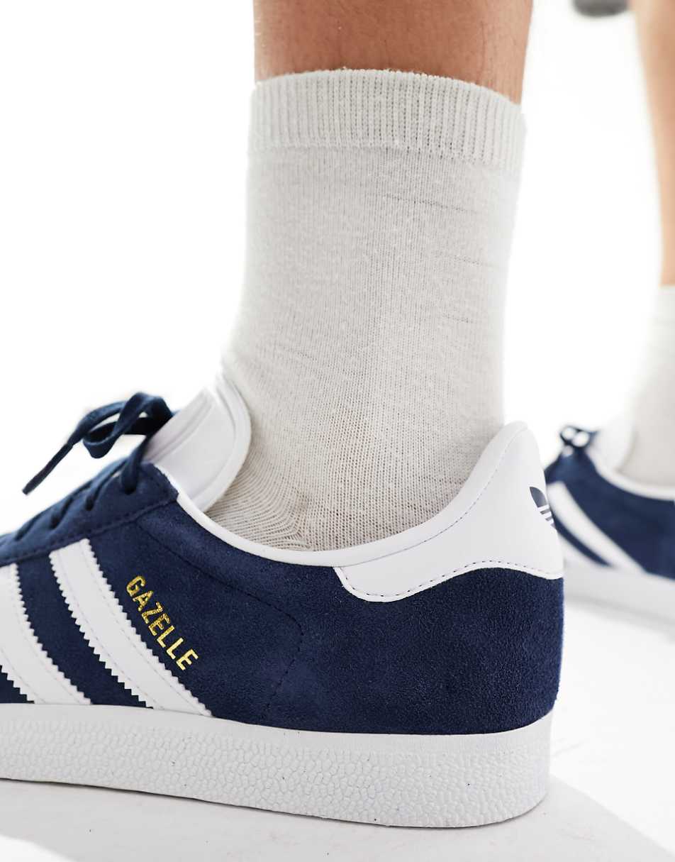 adidas Originals Gazelle sneakers in navy