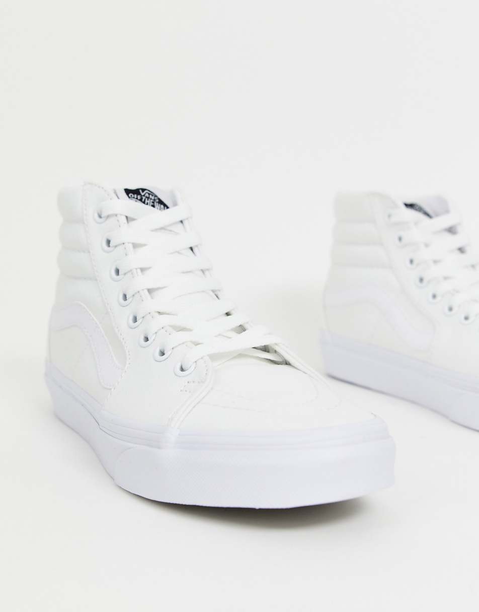 Vans Sk8-Hi sneakers in white