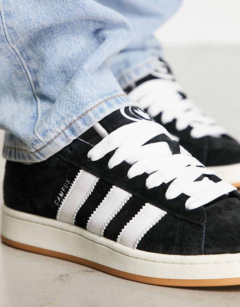 adidas Originals Campus sneakers in black and white