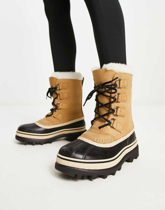 Sorel Caribou waterproof boots in tan