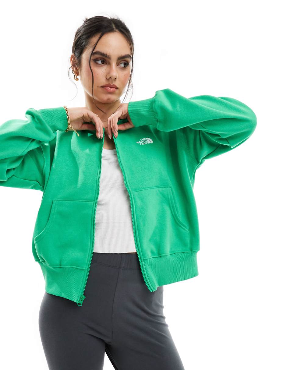 The North Face Evolution full zip jacket in green