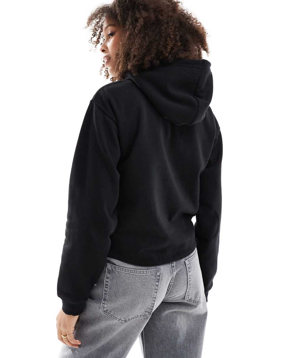 The North Face Evolution Hi Lo hoodie in black