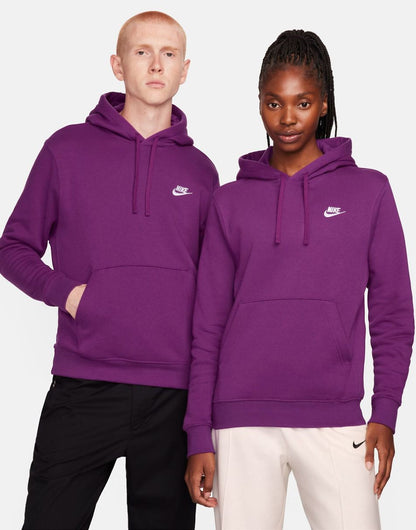 Nike Club unisex hoodie in viotech purple