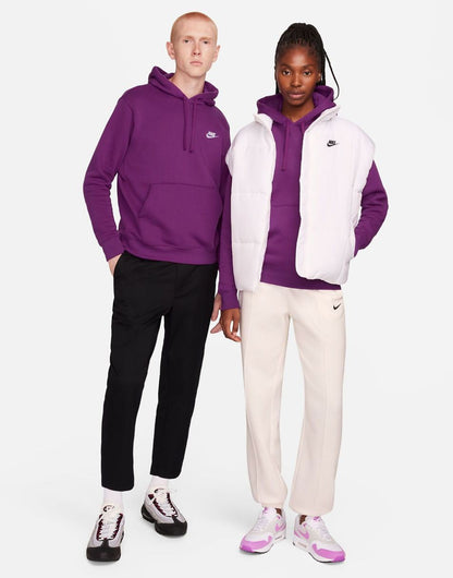 Nike Club unisex hoodie in viotech purple
