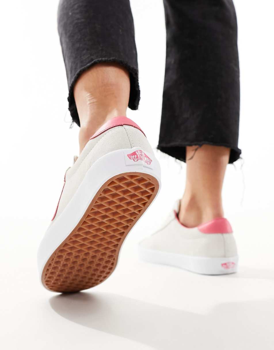 Vans FU Sport Low sneakers in cream and pink