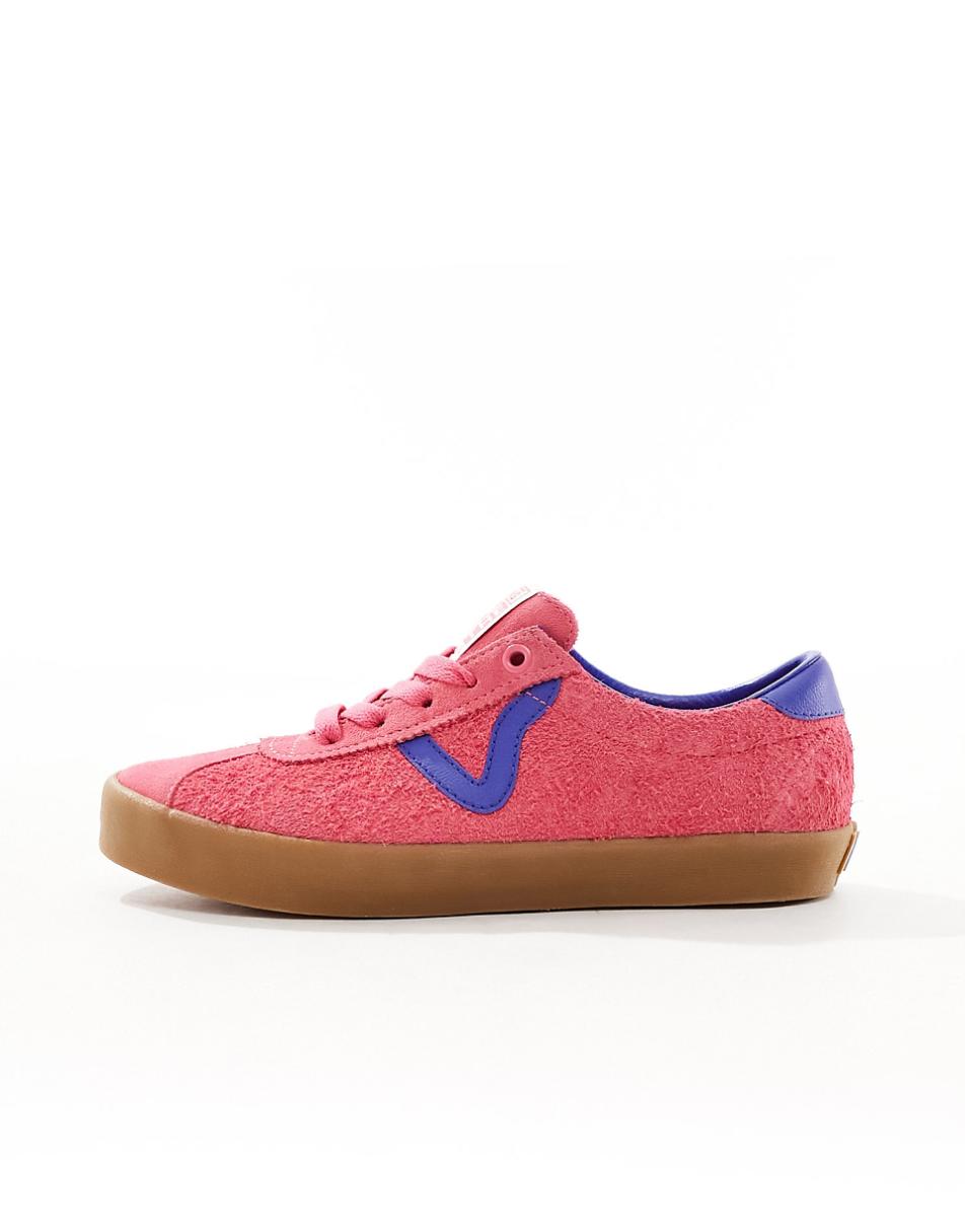 Vans FU Sport Low sneakers with rubber sole in pink and blue