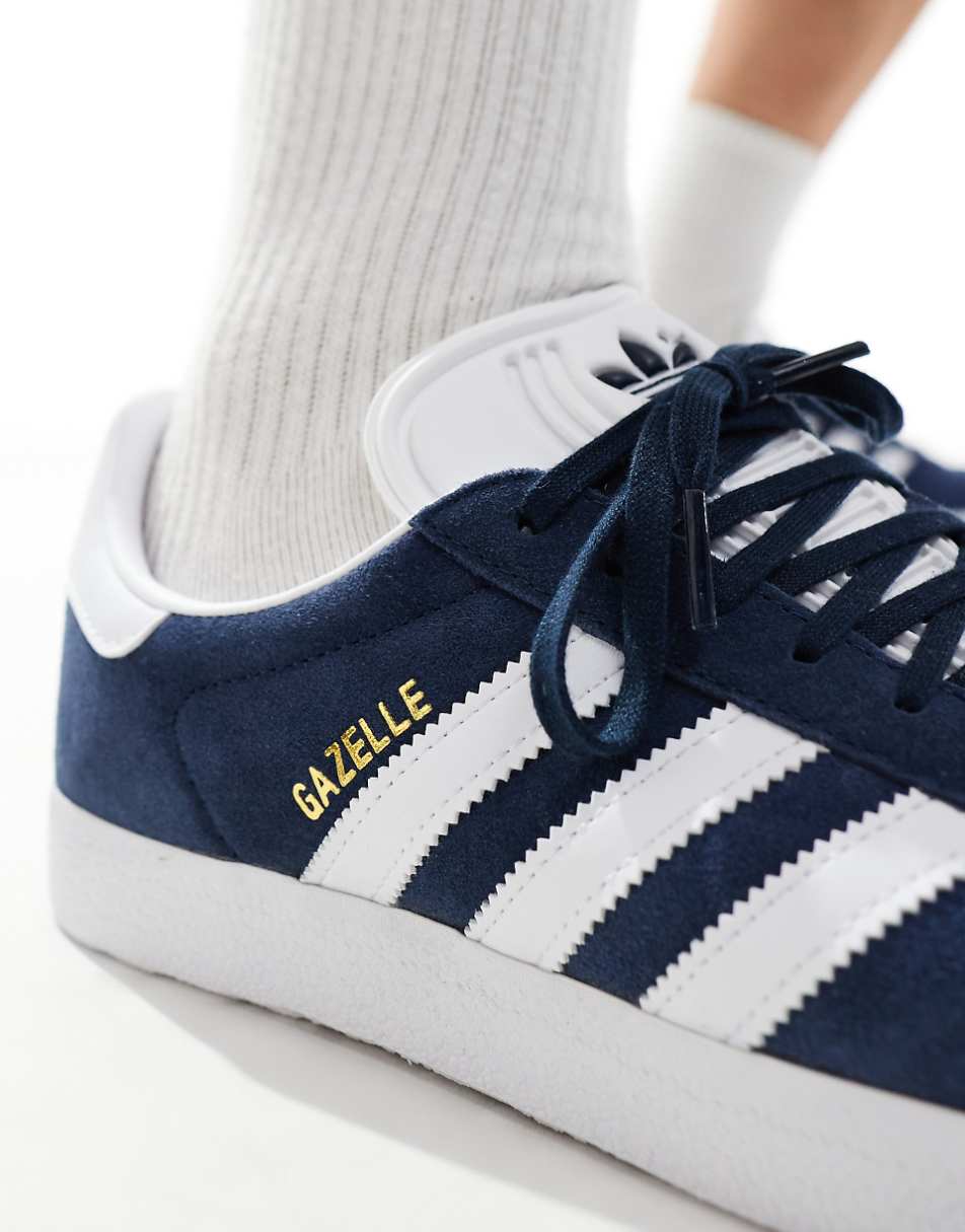 adidas Originals Gazelle sneakers in navy