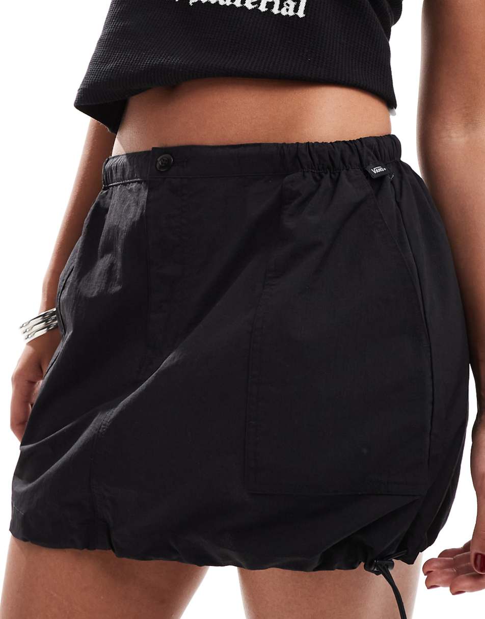 Vans Riley nylon skirt in black