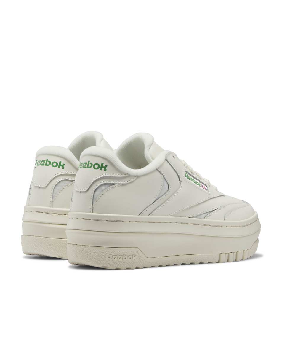 Reebok Club C 85 Extra sneakers in chalk with green detail