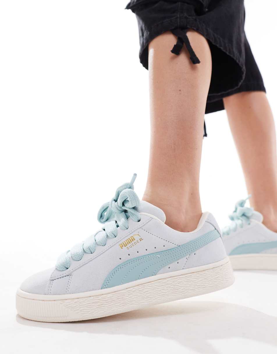 PUMA Suede XL sneakers in light blue