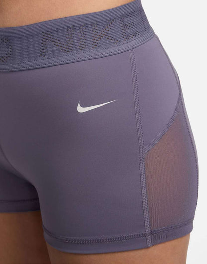 Nike Pro Training Dri-Fit 3 inch mesh shorts in purple