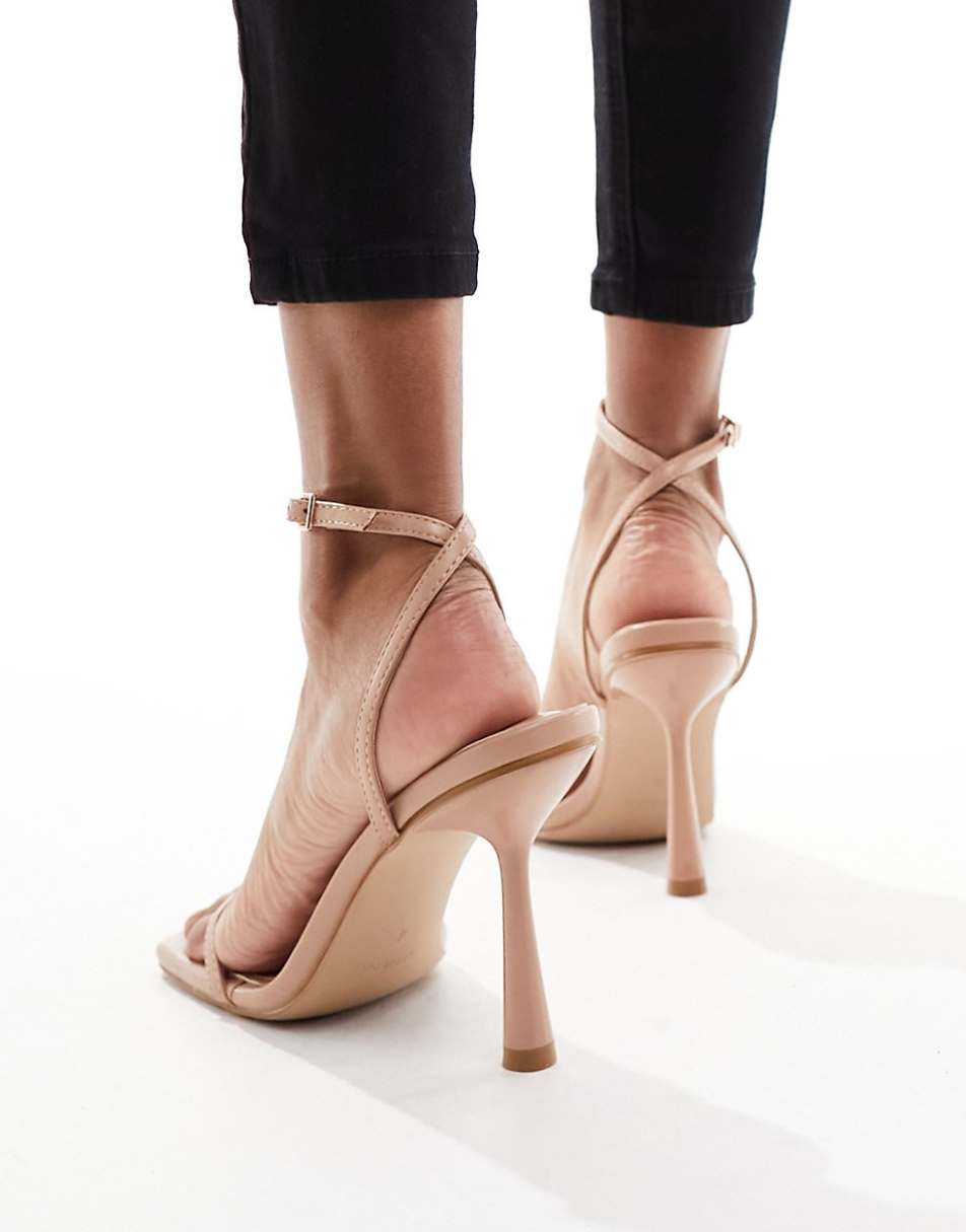 Simmi London Damira strappy barely there sandal in beige