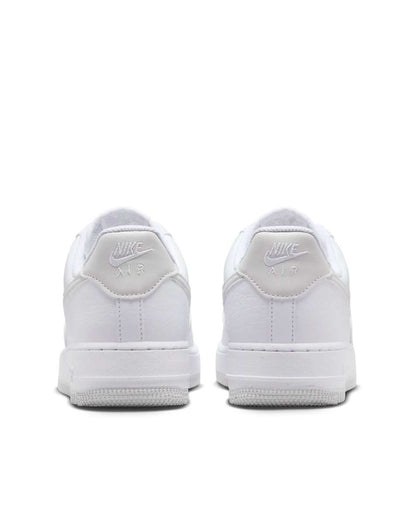 Nike Air Force 1 sneakers in white and gray