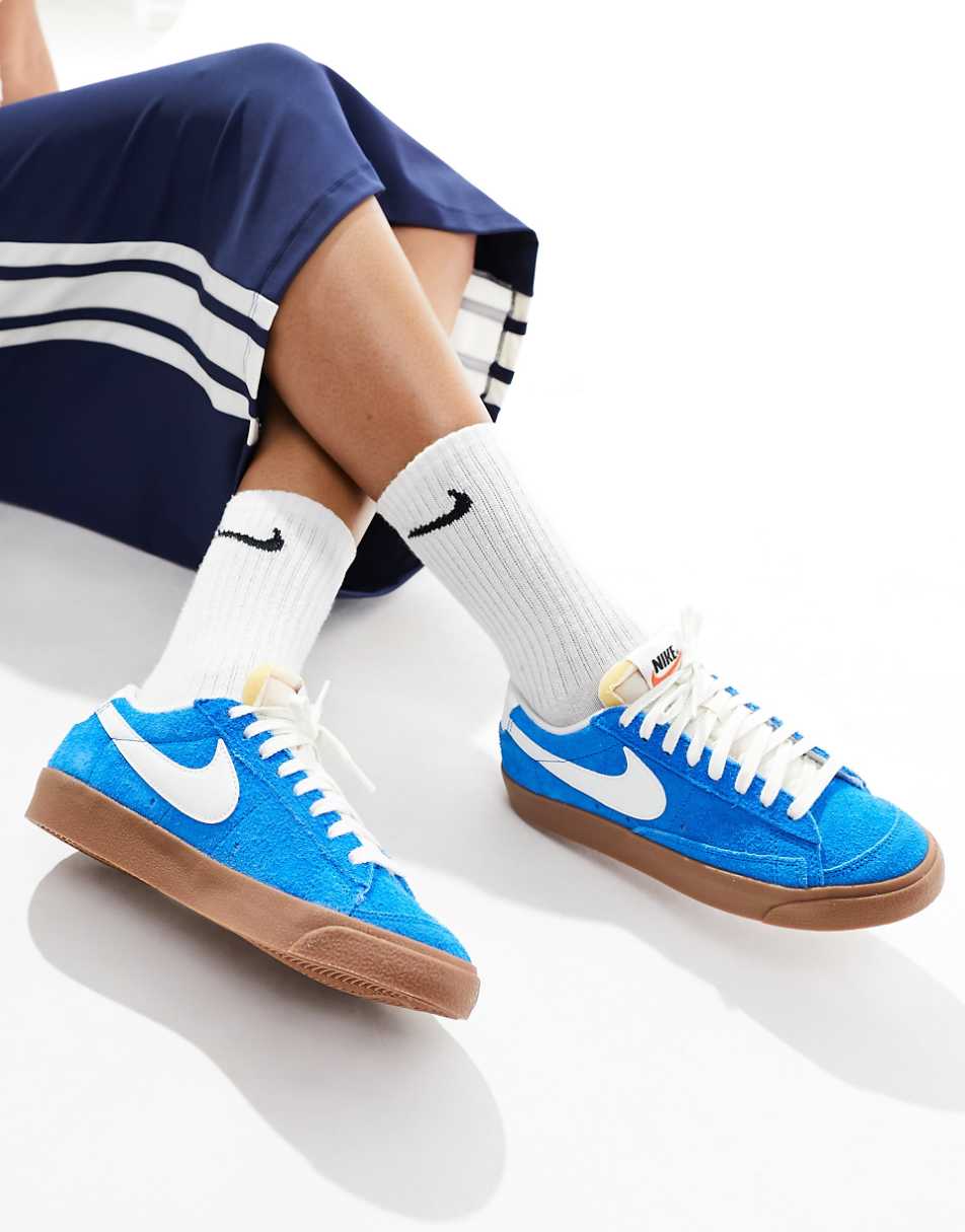 Nike Blazer Low Vintage sneakers in photo blue