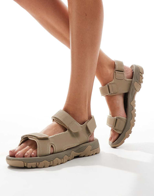 Truffle Collection sports sandals in brown