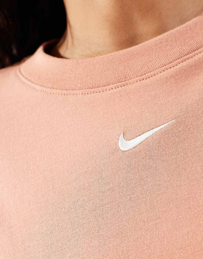 Nike Essentials T-shirt dress in orange