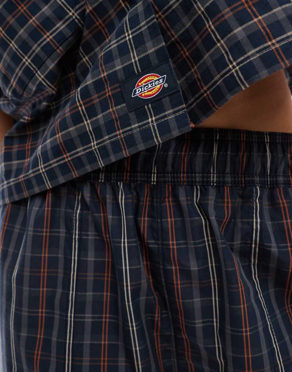 Dickies Surry shirt with plaid print in navy