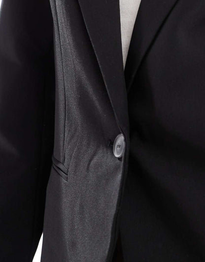 ASOS DESIGN Tall single breasted blazer in black