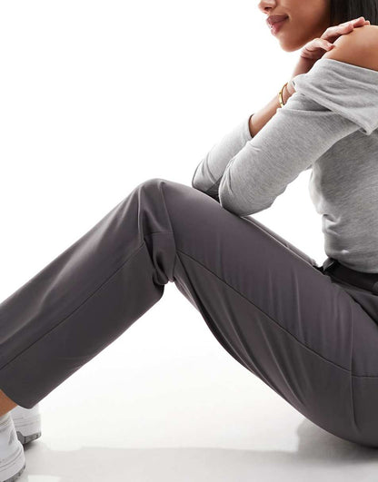 ASOS DESIGN tailored ankle length pants in gray