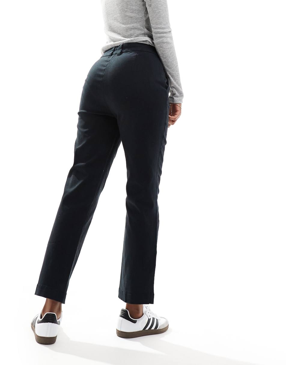 ASOS DESIGN chino pants in black