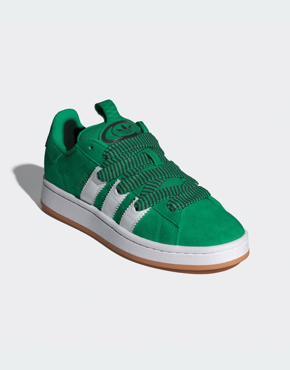 adidas Originals Campus 00s sneakers with lace detail in green