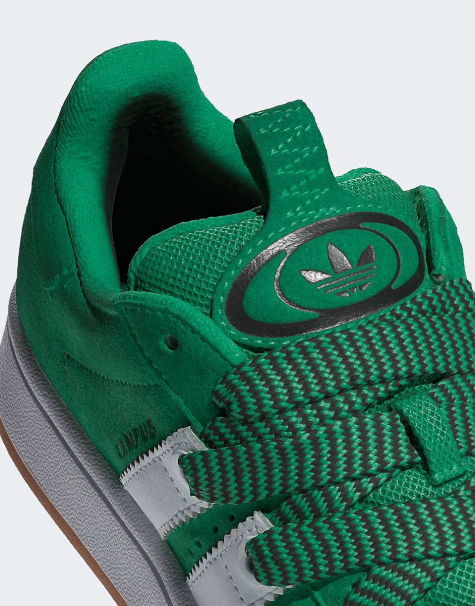 adidas Originals Campus 00s sneakers with lace detail in green