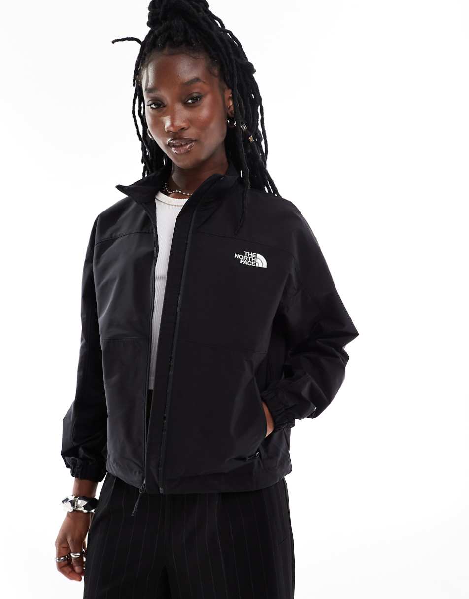 The North Face Easy Wind track jacket in black